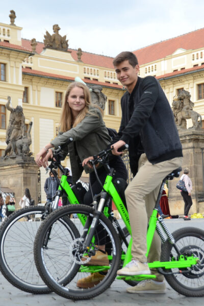Prague Electric Scooter and eBike Grand Tour - Meeting near the Embassy of Japan and getting oriented fast