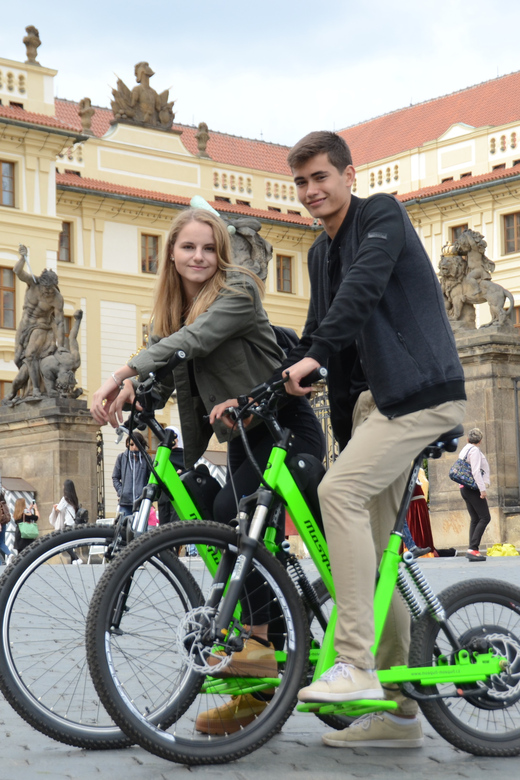 Prague Electric Scooter and eBike Grand Tour - Meeting near the Embassy of Japan and getting oriented fast