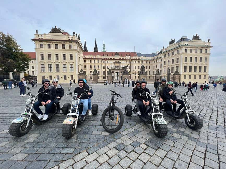 Prague: Electric Trike Viewpoints Tour - How long it takes, and how much you really cover