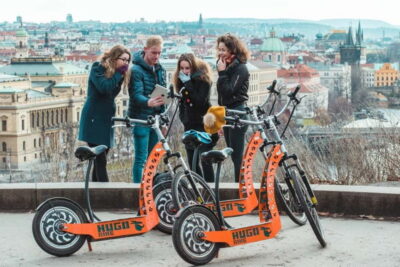 Prague: Fat Tire or Regular Scooter Tour with A Local Guide - Hugo Bike vs SCROOSER fat tire: which one fits your Prague?