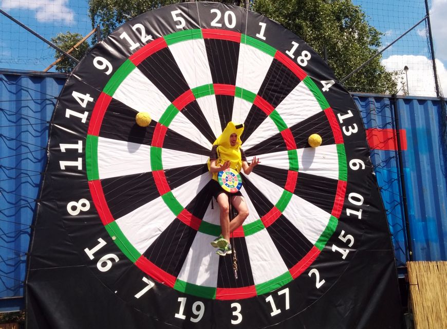 Prague : Giant Foot Darts and Giant Beer Pong Game - Key things to know before you go