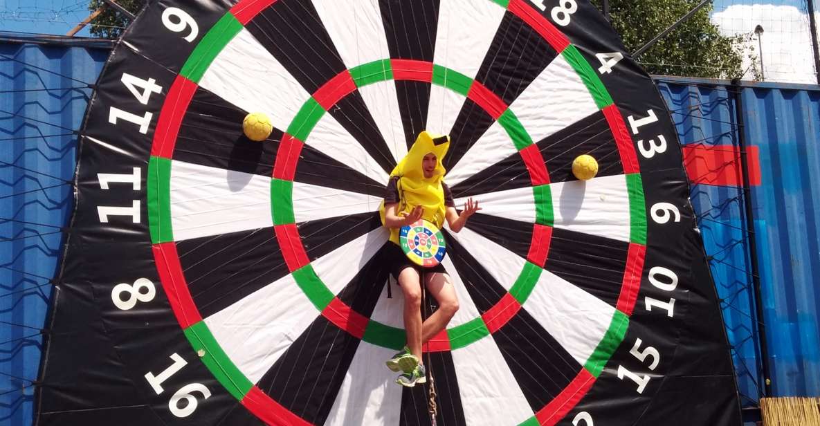 Prague : Giant Foot Darts and Giant Beer Pong Game - Practical Tips That Make the Day Smoother