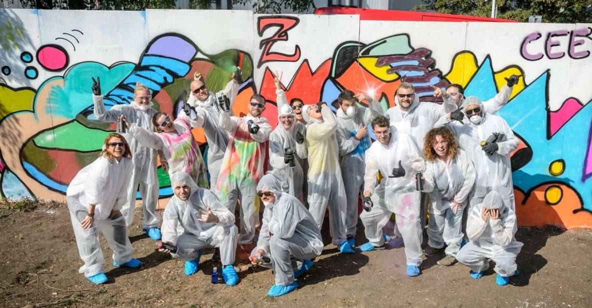 Prague Graffiti Workshop For Groups & Team-Building Groups - From Sketchbook to Spray Can: How the 150 Minutes Runs