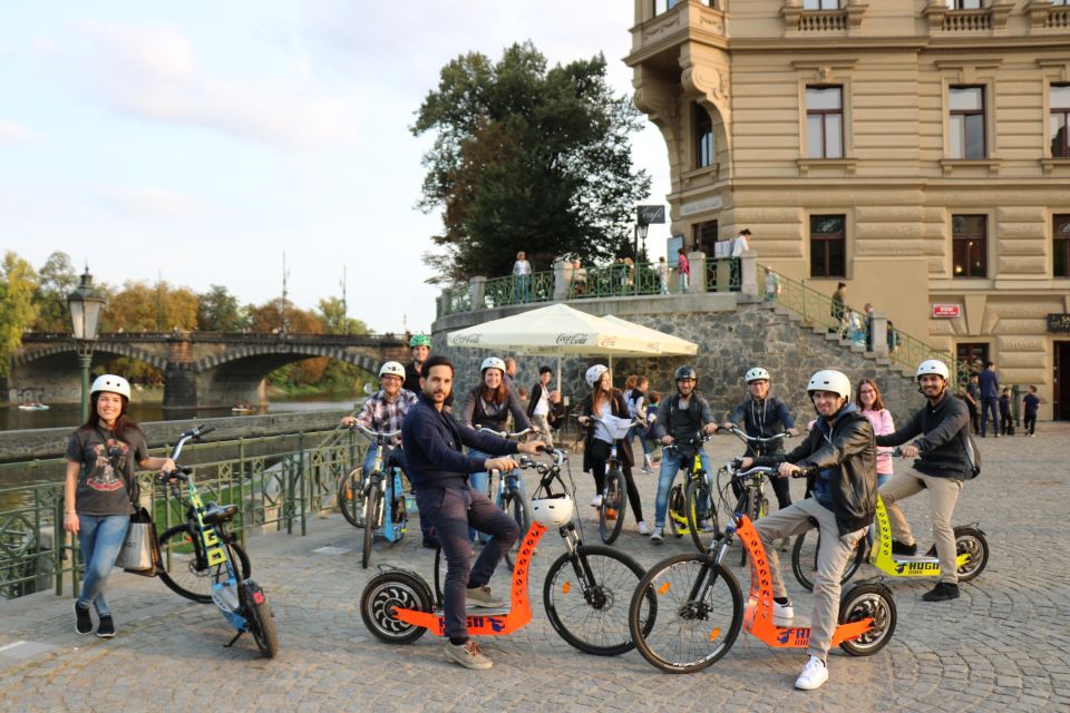 Prague: Grand Segway and eScooter Live Guided City Tour - Segway and e-scooter setup: what you do before Prague takes over