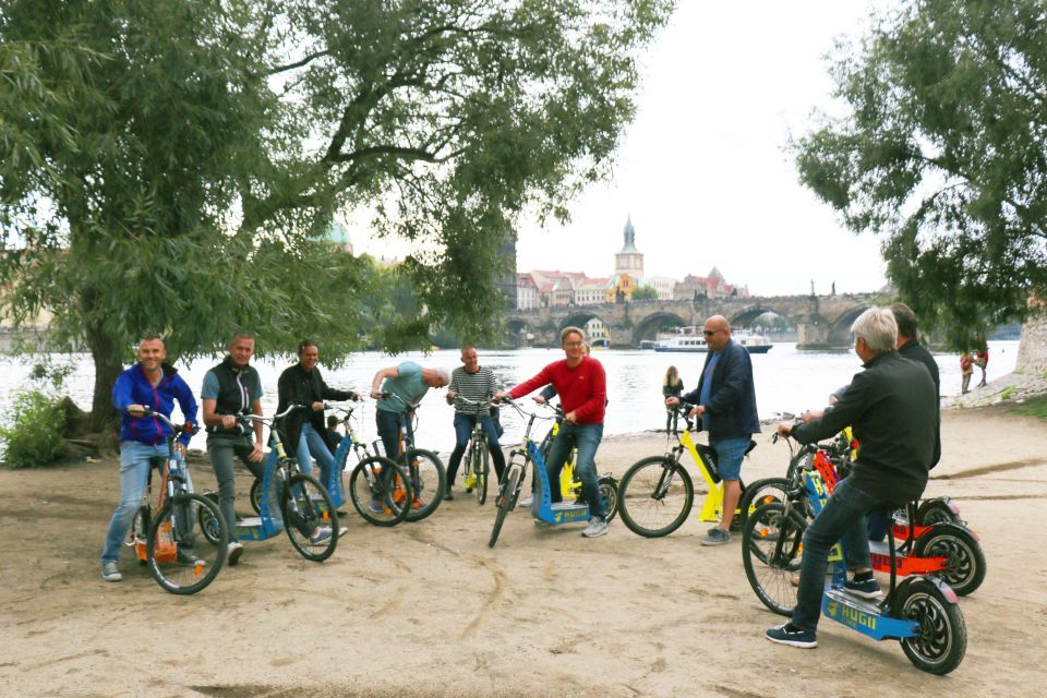 Prague: Grand Segway and eScooter Live Guided City Tour - Passing embassies, defense offices, and the quieter side of Prague 6