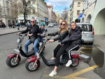 Prague: Guided Fat Tire e-Scooter Tour - Meeting near Old Town Square: easy start, smart flow