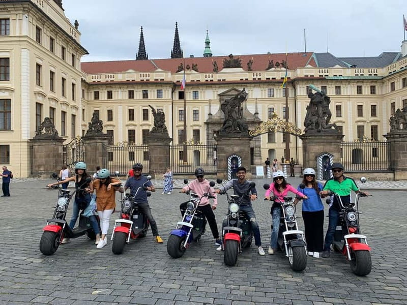 Prague: Guided Fat Tire e-Scooter Tour - Strahov Monastery and the 17th-century brewery recipes