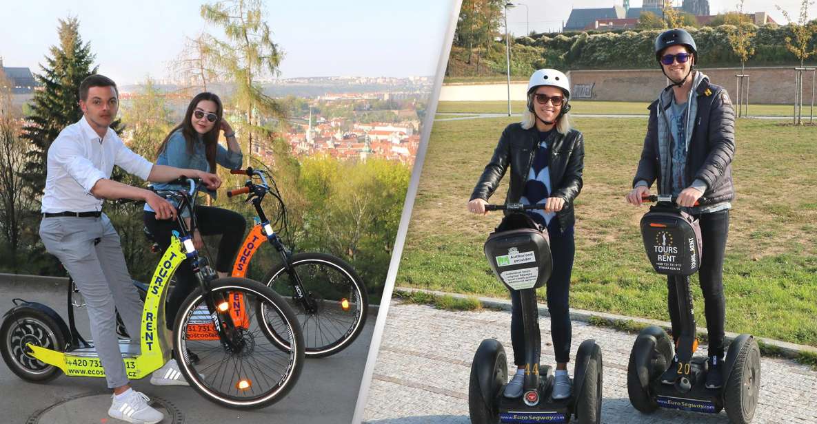 Prague: Half-Day Guided Tour by Segway and E-Scooter - Segway plus e-scooter: why the combo works in Prague