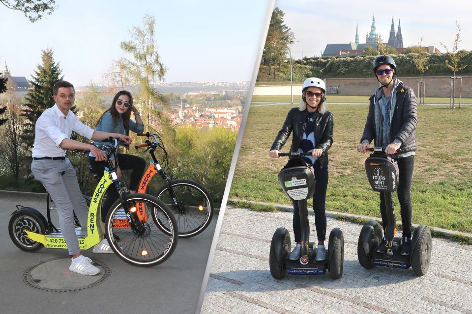 Prague: Half-Day Guided Tour by Segway and E-Scooter - Getting started at Maltézské náměstí and finding your pace