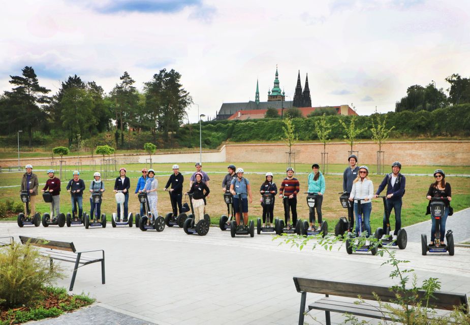 Prague: Half-Day Guided Tour by Segway and E-Scooter - Kafka Museum area, Devil’s Channel, and the narrow street photo hits