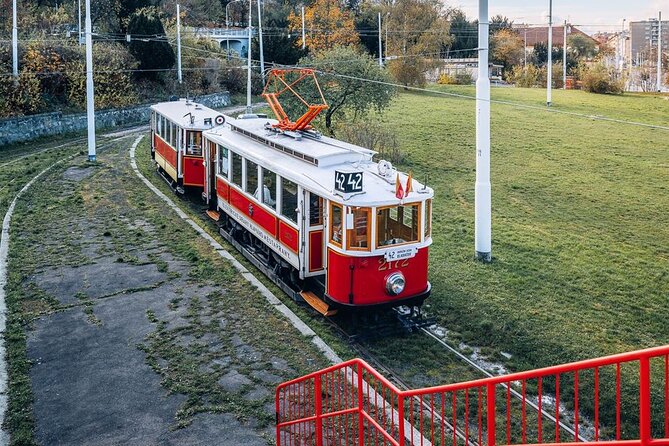 Prague Hop on Hop off Sightseeing Tram - National Theatre: Gold-Flecked Czech Pride (1881, 1883, and Painters in View)