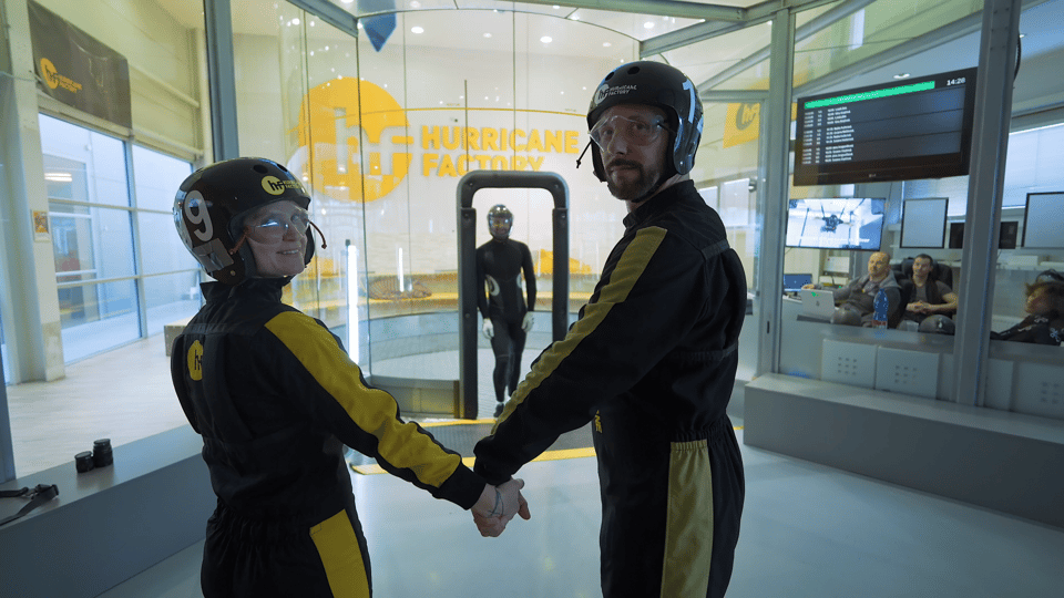 Prague: Hurricane Factory Indoor Skydiving Experience - From reception to suited up: what the first part really does