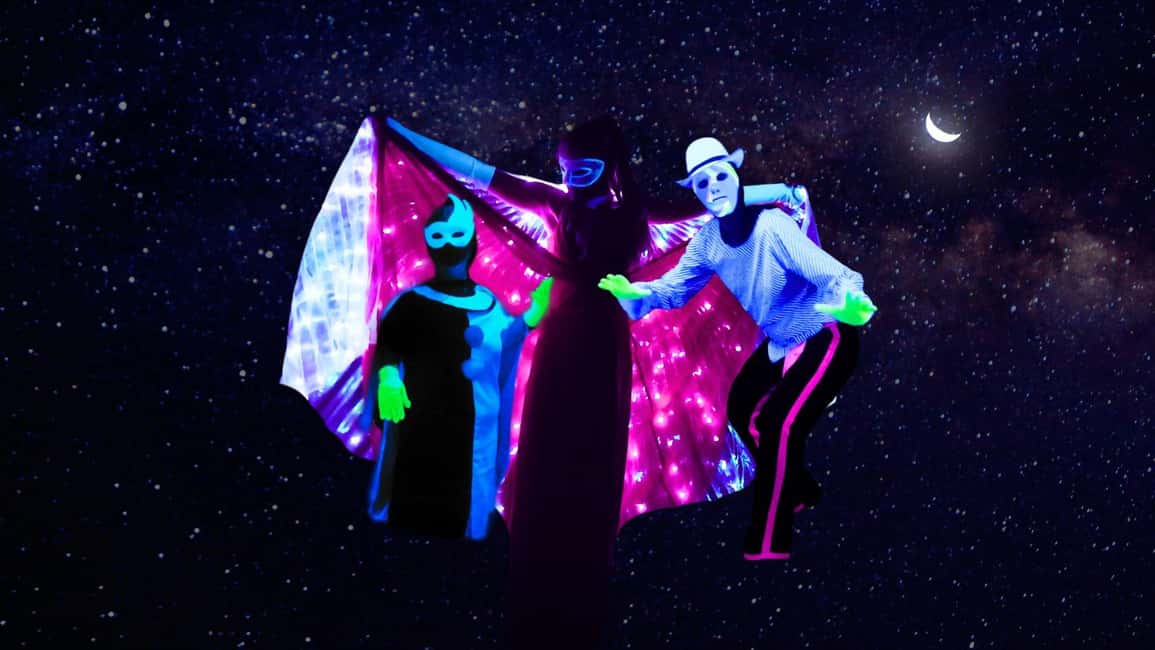 Prague: Images of Love Black Light Theatre Show - Pop hits and original music: the soundtrack does more than background