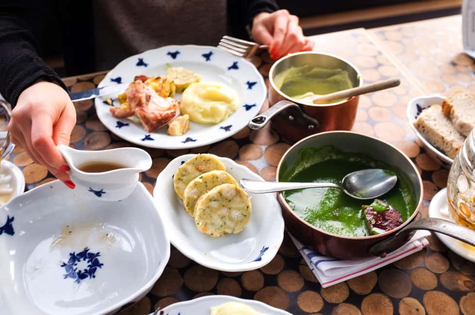 Prague: Local Food Tour in Secrets Hidden Gems - Stop 4 and Stop 5: Klobása, dumpling-side satisfaction, and a second wave of savory