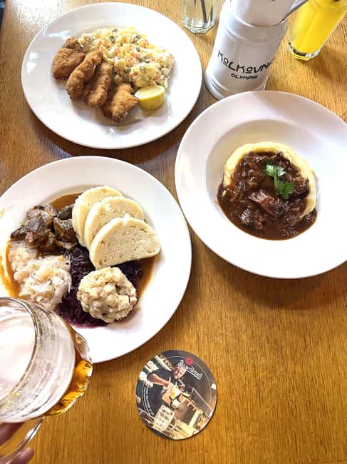 Prague: Local Food Tour in Secrets Hidden Gems - The final toast: Czech beer and Becherovka