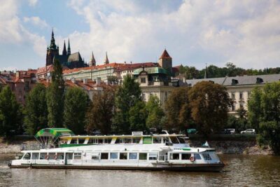 Prague: Lunch Cruise on Vltava River with open Buffet - Getting On Board at Lodě Bevents: Pier 14 Checks You in Fast
