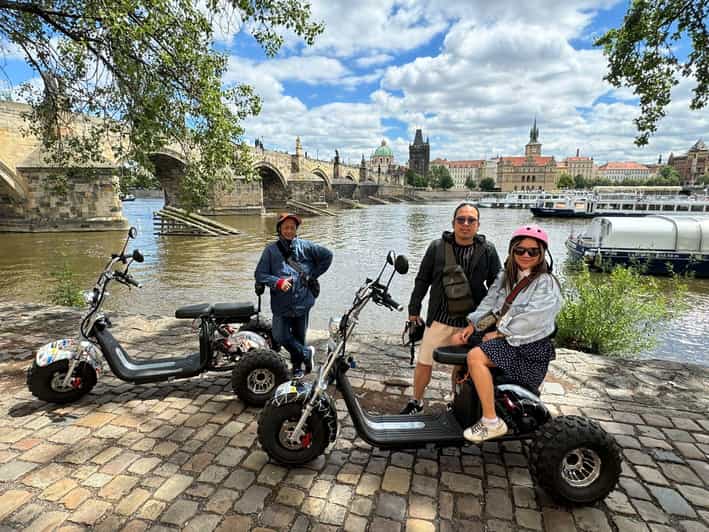 Prague Monastery & Panoramic Viewpoint Electric Trike Tour - Letná Park and the Giant Metronome: Your Viewpoint Warm-Up