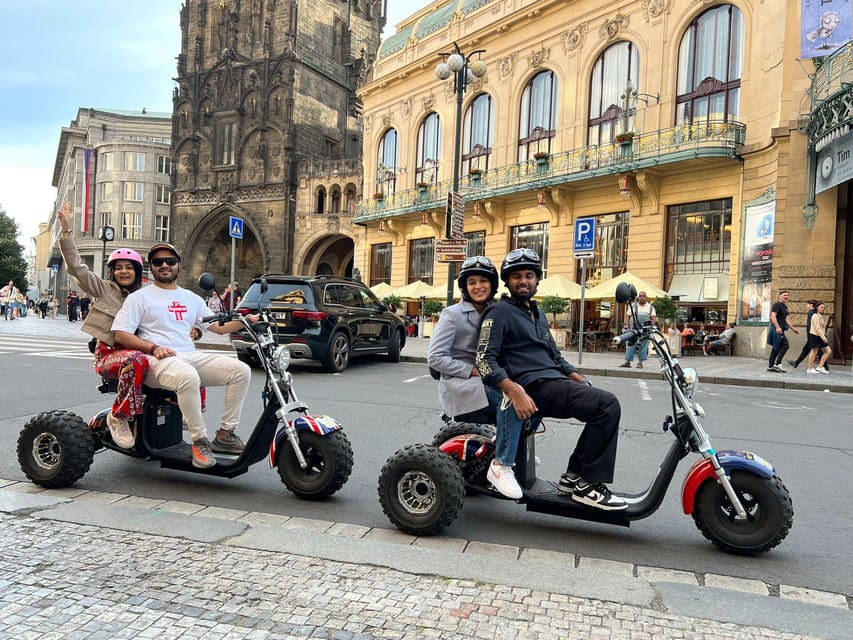 Prague Monastery & Panoramic Viewpoint Electric Trike Tour - Old Town Finish and Rue de Paris: The Prague Postcard Walk