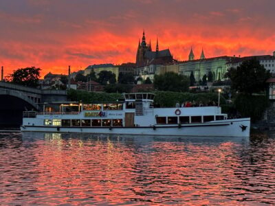 Prague: New Year's Eve Cruise through Midnight - Finding Dock Na Františku Under St. Agnes Monastery