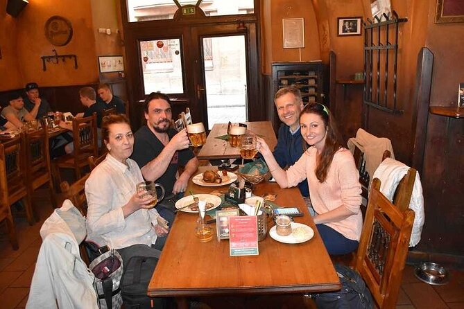 Prague Old Town And Beer Walking Tour Including Dinner - Dinner stop: one-course Czech meal plus your drink