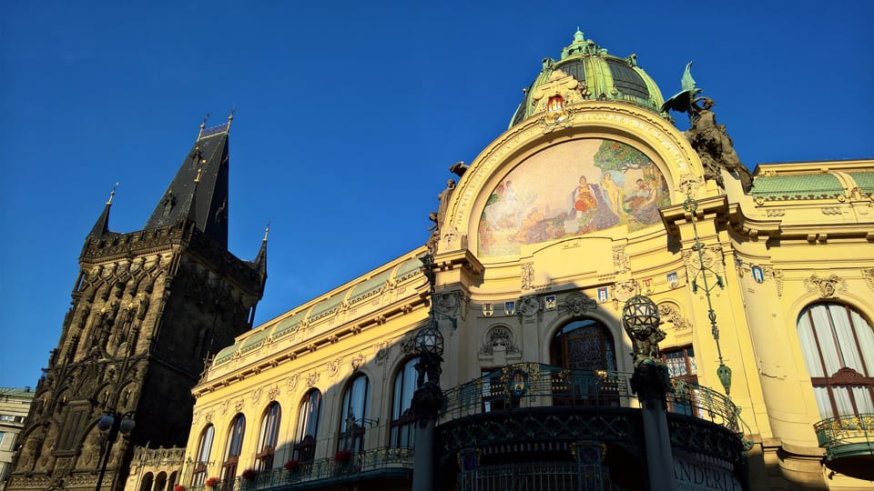 Prague: Old Town Guided Walking Tour and City Boat Ride - Celetná Street to Municipal House and Powder Tower: Architecture You Can Follow