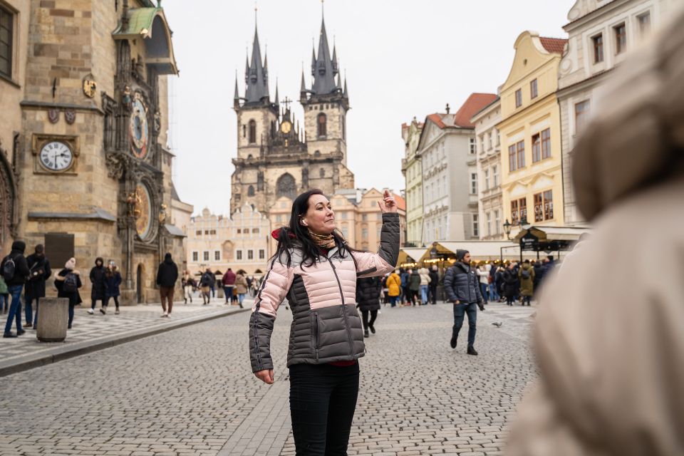 Prague: Old Town Private Walking Tour with Hotel Pickup - First stops: Powder Tower, Municipal House, and Celetná