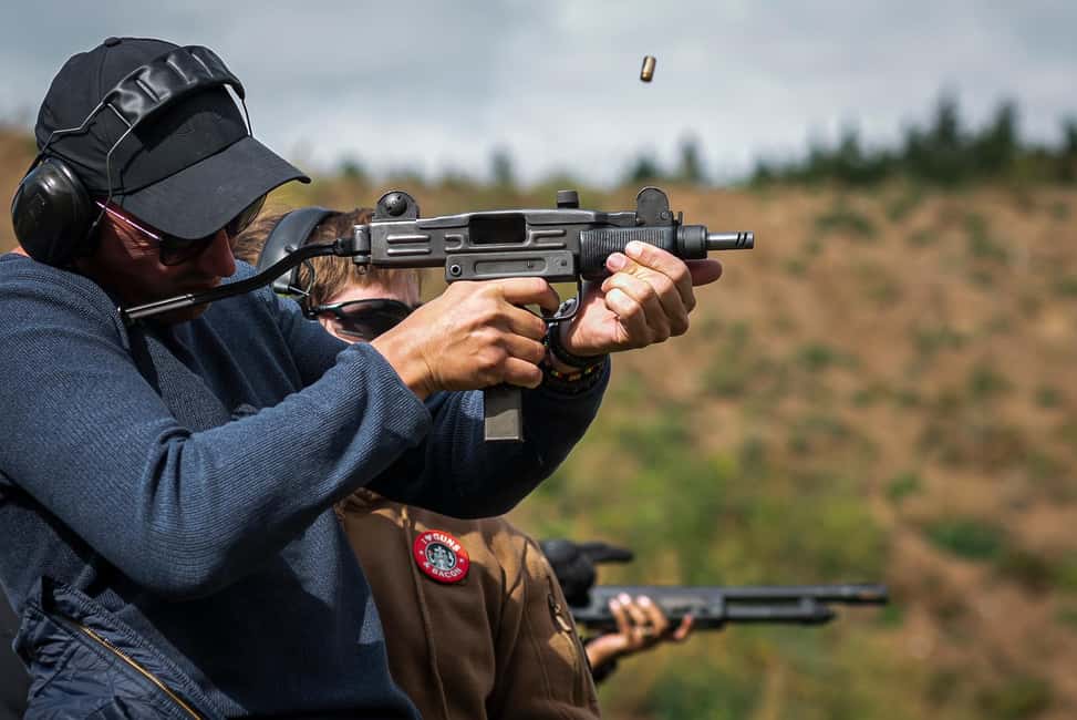 Prague: Outdoor Shooting Experience with up to 10 Guns - Express Security and Range Check-In: Fast, but Still Serious