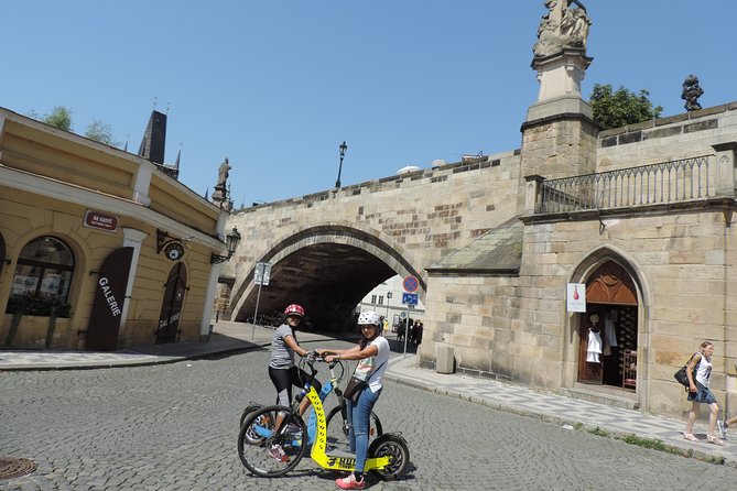 Prague Panoramic Views e-bike and e-Scooter guided Tour - The real value: guided pacing with a safety-first guide