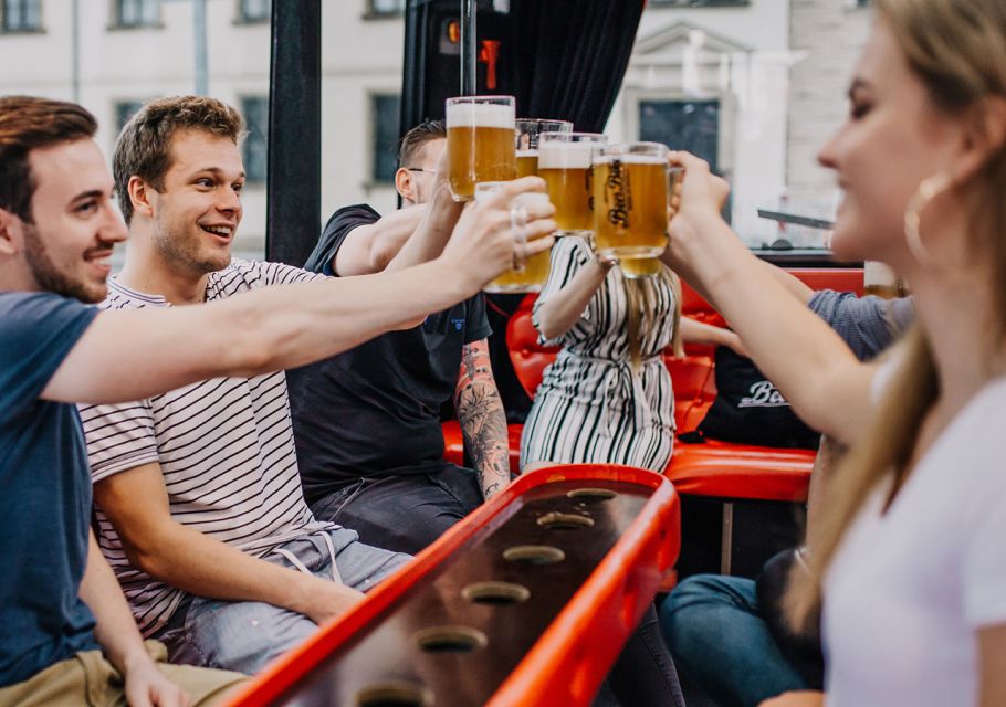 Prague: Party Beer Bus - How this Prague party beer bus gives you a sightseeing shortcut