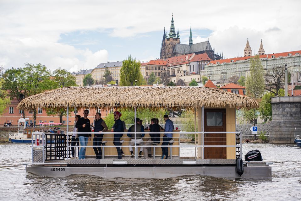 Prague: Party Tiki Boat Sightseeing Cruise with Drinks - Meeting point: where to find the tiki boat near your start