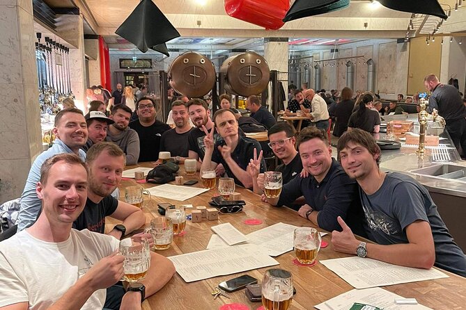 Prague Premium Craft Beer Tour - Stop 3: Pivovarský klub Benedict in the baroque underground