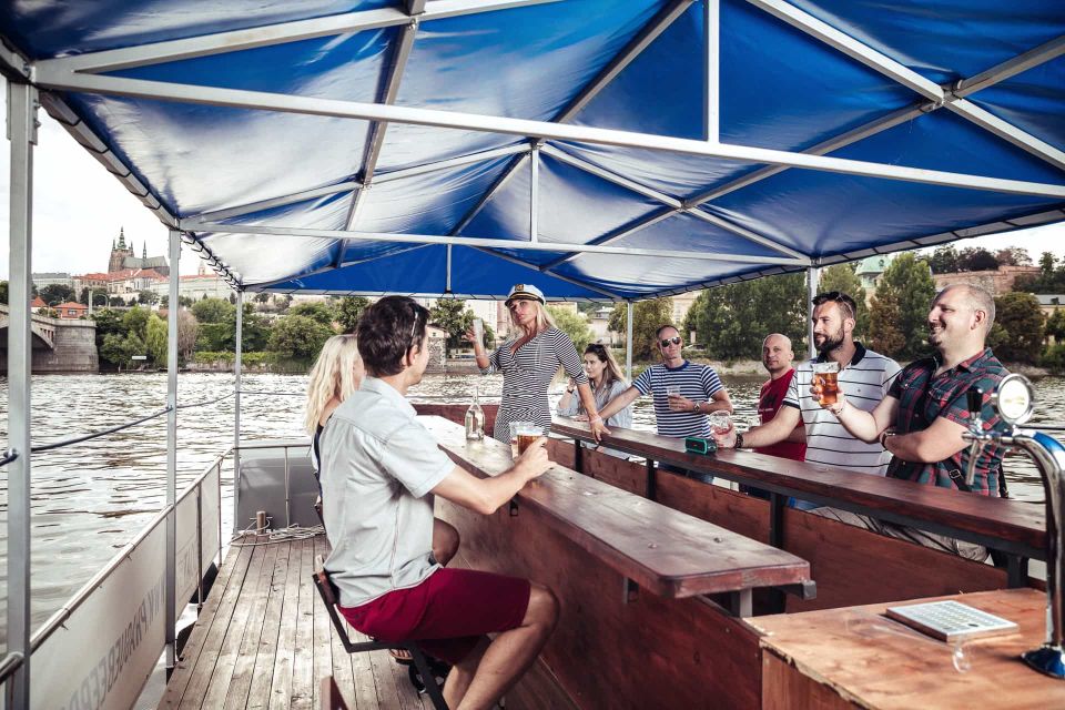 Prague: Private Cycle Boat River Tour with Beer or Prosecco - Pedal-sip-cruise: what this private Vltava boat actually feels like