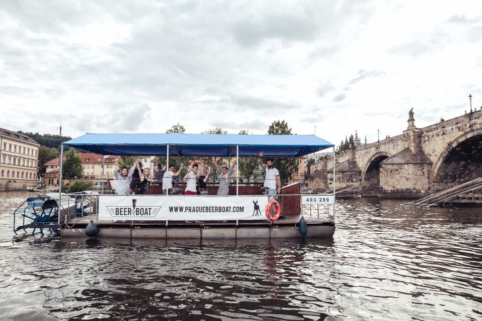 Prague: Private Cycle Boat River Tour with Beer or Prosecco - Drinks and music: why the beer/prosecco deal changes the whole vibe