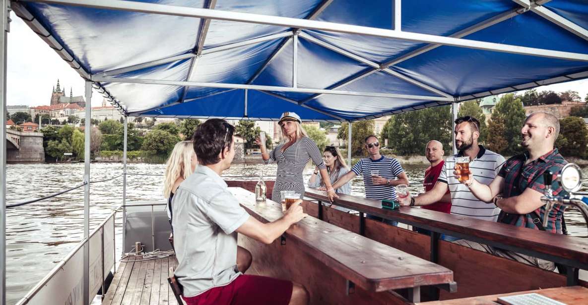 Prague: Private Cycle Boat River Tour with Beer or Prosecco - The 90 minutes on the water: your simple, low-stress timeline