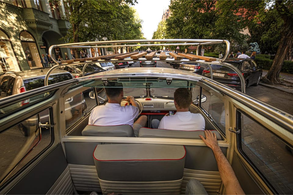 Prague: Private Sightseeing Tour in original VW Samba bus - It’s private for a reason: pace, questions, and group comfort