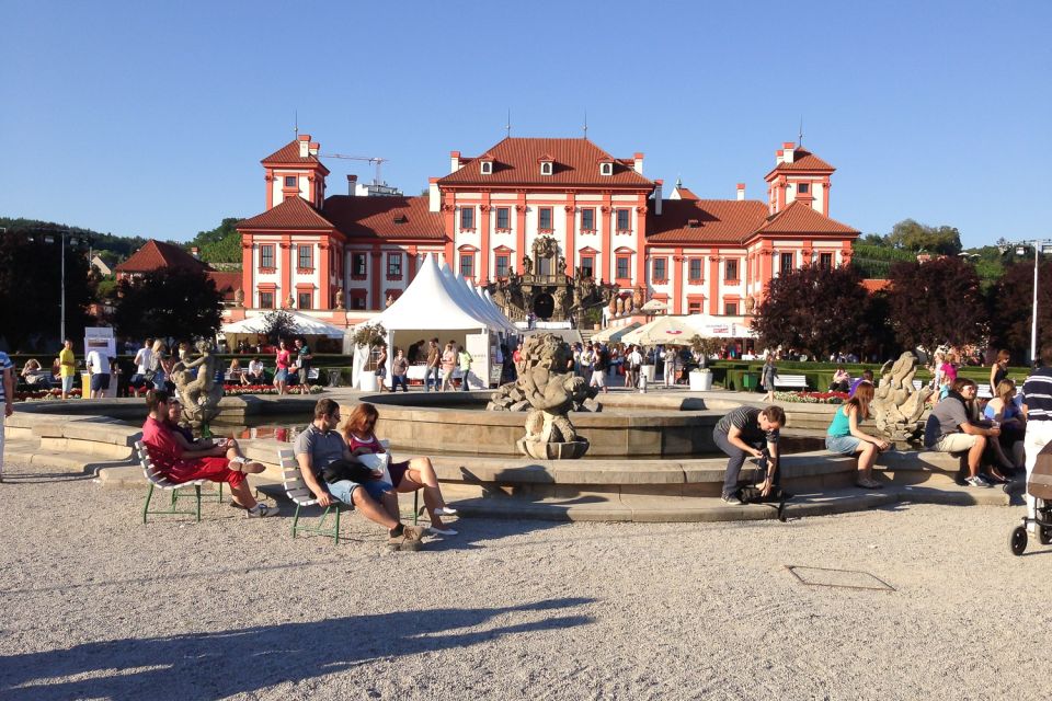 Prague: River & Park Bike Tour to Troja Chateau - Troja Chateau: The Baroque Summer Palace Stop Worth Getting Off the Bike