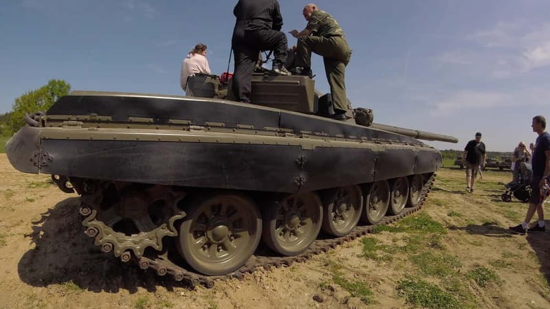Prague: Tank Ride Experience - From Prague to Milovice: plan for real travel time