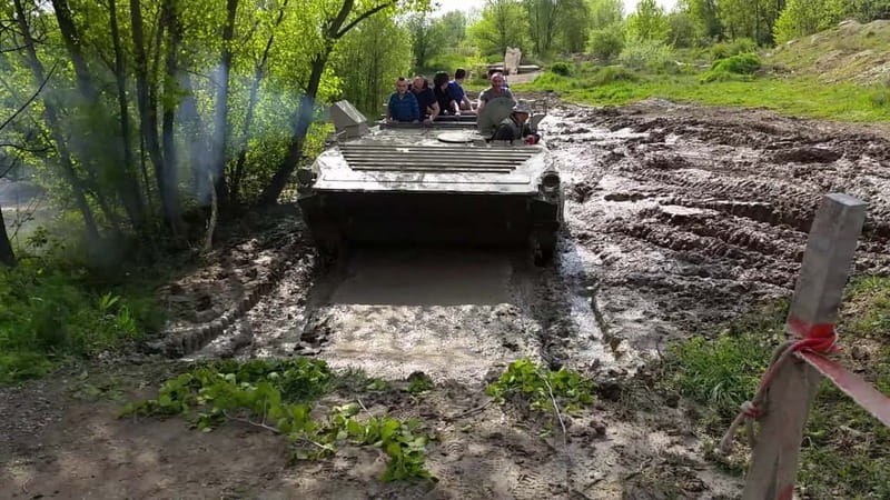 Prague: Tank Ride Experience - Shooting options: machine gun and AK-47 without guessing