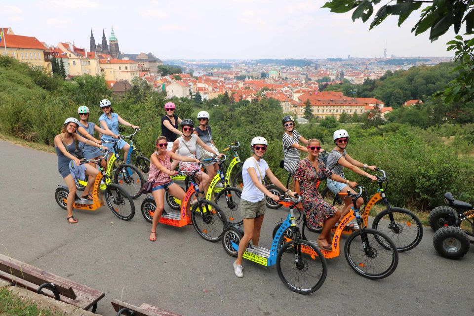 Prague: Tour by Electric Scooter or Cruiser eBike - The supervised test-drive: how they keep the ride smooth