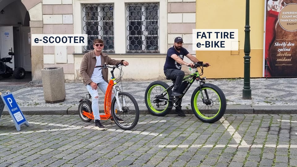 Prague: Tour by Electric Scooter or Cruiser eBike - Kampa Island, Charles Bridge, and Prague’s “tight-turn” magic