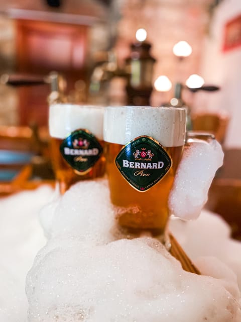 Prague: Ungelt Bernard Beer Spa with Beer & Optional Massage - Key Things to Know Before You Go to Bernard Beer Spa