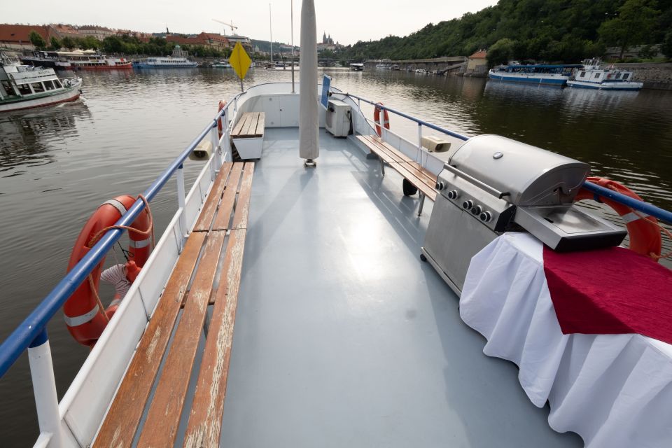 Prague: Vltava River Private Boat Party with Drinks - On-Board Experience: Captain, Waiter, Coordinator, and the Drink Flow