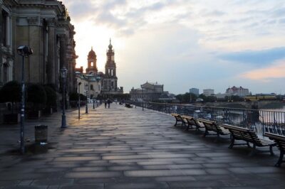 Private Dresden day trip from Prague by Mercedes van - Zwinger exteriors and Georgentor’s Renaissance photo moment