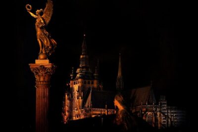 Private Photography Tour of Prague by Night - Route Map in Real Life: Castle Hills, Loreta, Lesser Town, and the River