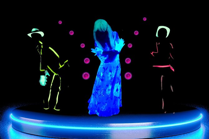 Underground Black Light Theatre Interactive Show in Prague - The big advantage: you don’t need Czech to enjoy it